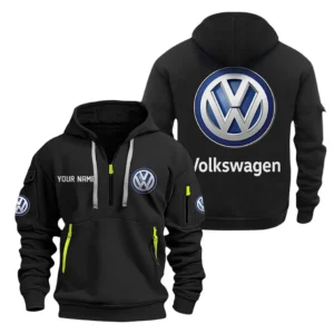 Reliable Automobile Hoodie Half Zipper, Exclusive Logo Hoodie For Reliable Automobile Enthusiasts CAR200 - Black