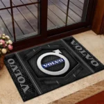Durable Auto Brand Doormat, All Over Print Doormat For Car Lovers CAR135 - Gray