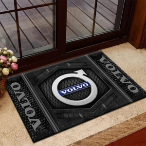 Durable Auto Brand Doormat, All Over Print Doormat For Car Lovers CAR135 - Gray