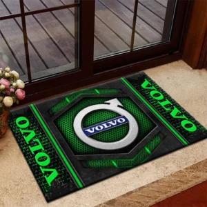 Durable Auto Brand Doormat, All Over Print Doormat For Car Lovers CAR135 - Green