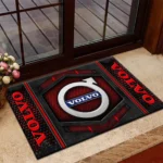Premium European Ride Doormat, All Over Print Doormat For Car Owners CAR135 - Red