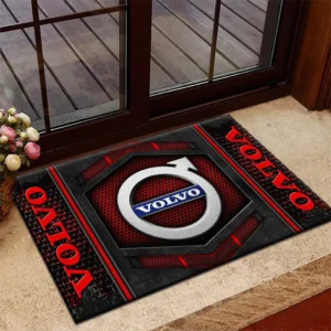 Premium European Ride Doormat, All Over Print Doormat For Car Owners CAR135 - Red