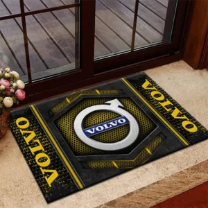 Swedish Car Brand Doormat, All Over Print Doormat For Car Lovers CAR135 - Yellow