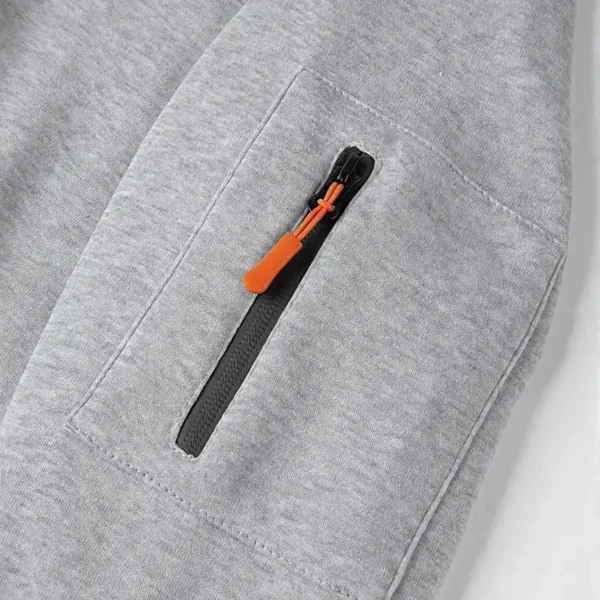 Durable Auto Hoodie Half Zipper, All Over Print Hoodie Gift For Durable Auto Enthusiasts CAR200 - Gray - Image 2