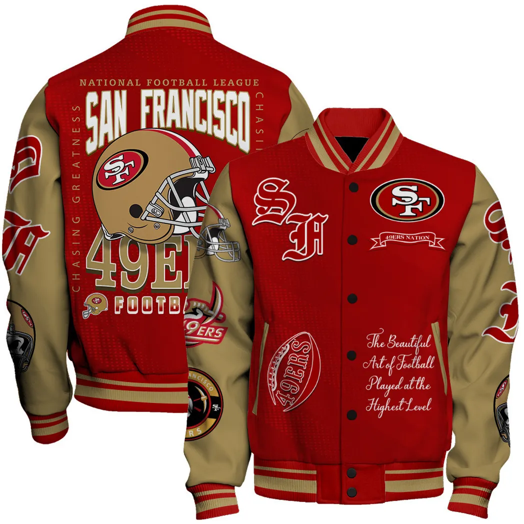 West Coast Gridiron Baseball Jacket, Sport Lifestyle Varsity Jacket NFL810
