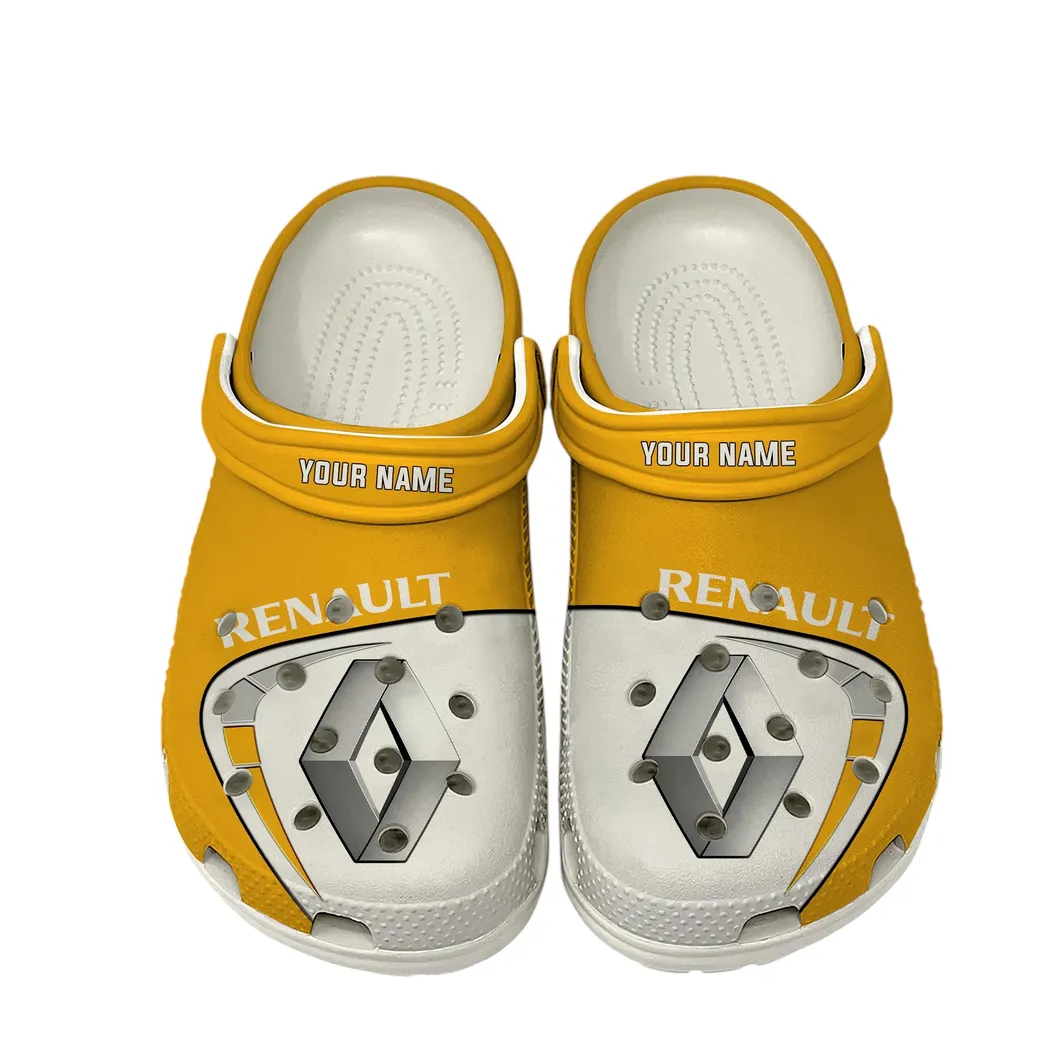 White Edition Everyday Ride Inspired All Over Print Clog, Perfect Gift Footwear for Automotive Enthusiasts CAR168