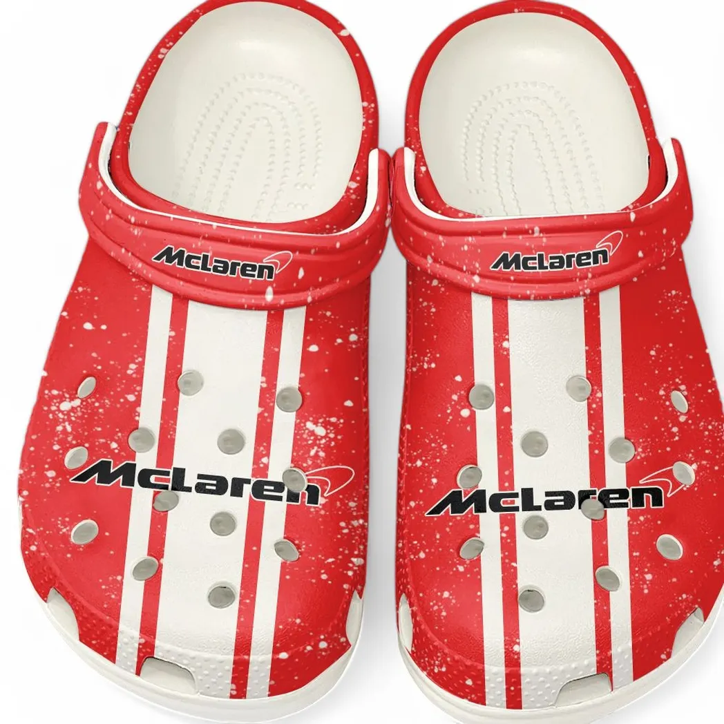 White Edition High-Performance Vehicle Inspired All Over Print Clog, Perfect Gift Footwear for Automotive Enthusiasts CAR620