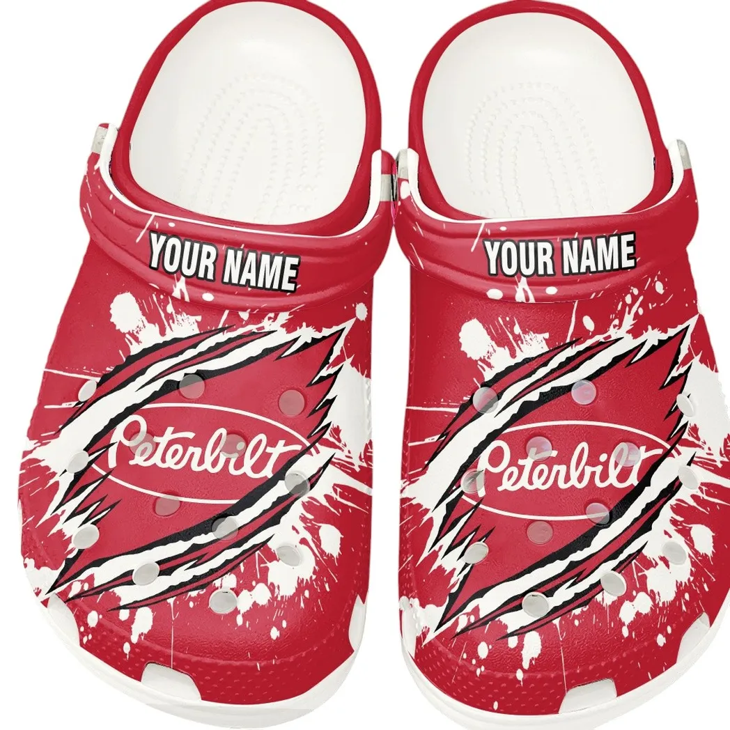White Edition Long-Haul Truck Inspired All Over Print Clog, Perfect Gift Footwear for Automotive Enthusiasts CAR153