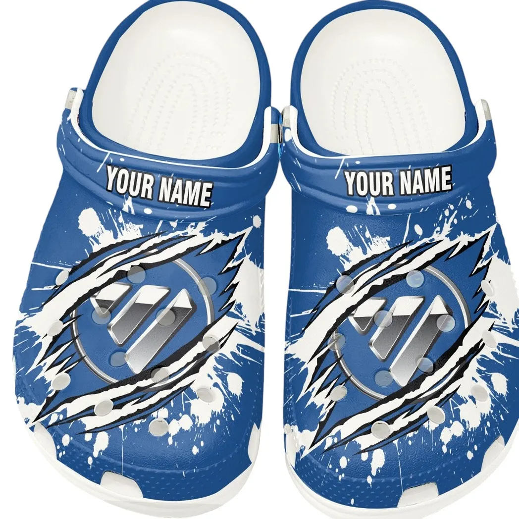 White Edition Motorsport Vehicle Inspired All Over Print Clog, Perfect Gift Footwear for Automotive Enthusiasts CAR153