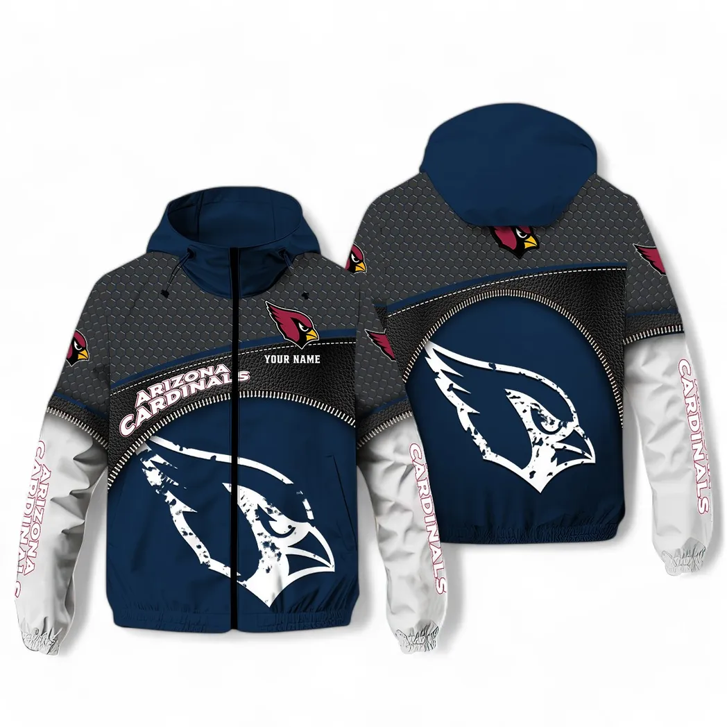 Winged Pride Windbreaker Jacket, Stadium-Ready Windbreaker Jacket NFL191 - Navy