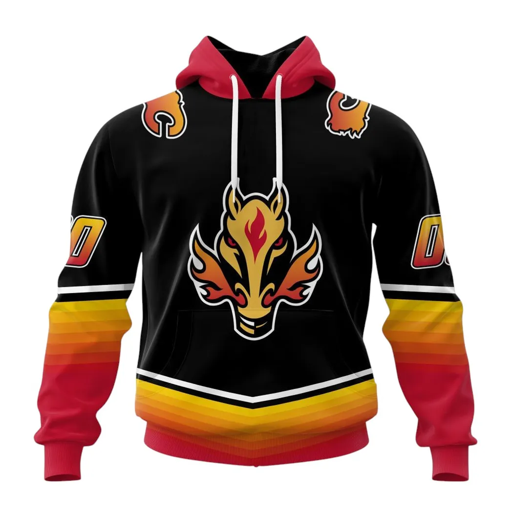 Winter Flame Hoodie, Bold Rider Graphic Hoodie DNHL108