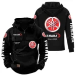 Adventure Motorbike Tactical Quarter Zip Hoodie, Exclusive Logo Hoodie For Car Enthusiasts CAR960 - Black