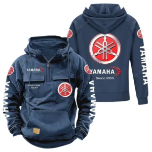 Performance Bike Tactical Quarter Zip Hoodie, Exclusive Logo Hoodie For Car Enthusiasts CAR960 - Dark Blue