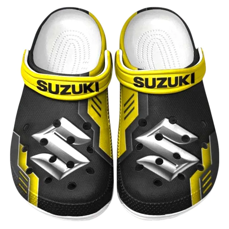 Yellow Custom Everyday Ride All Over Print Clog, Car Culture Inspired Footwear Gift for Men and Women CAR185