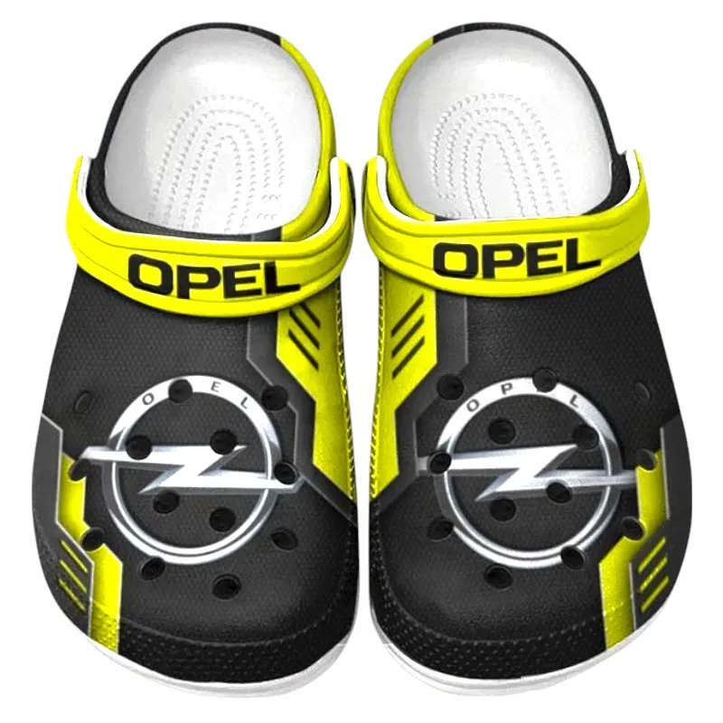 Yellow Custom Family Vehicle All Over Print Clog, Car Culture Inspired Footwear Gift for Men and Women CAR185