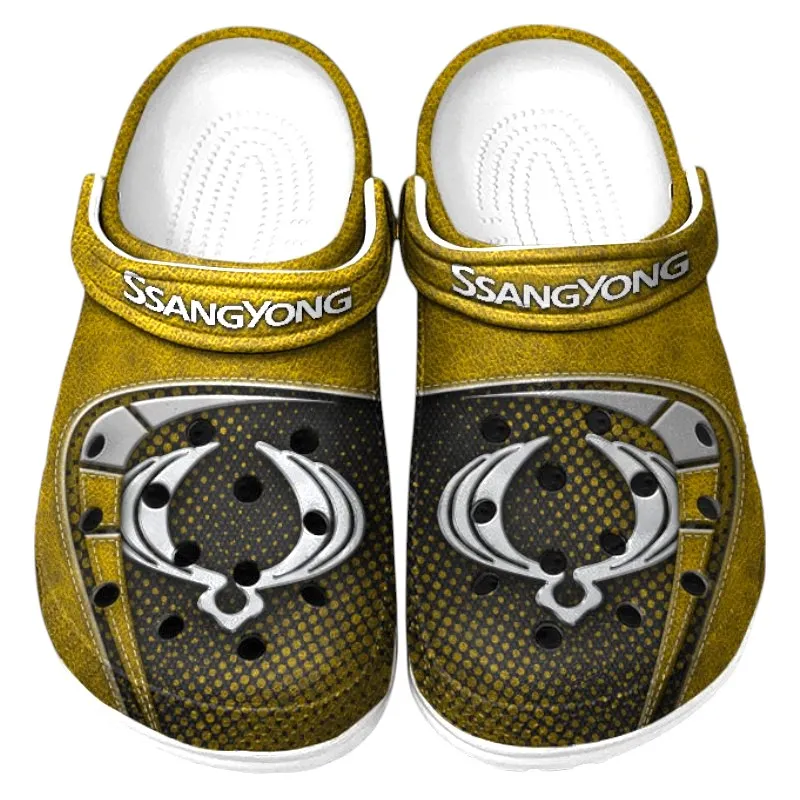 Yellow Custom Urban SUV All Over Print Clog, Car Culture Inspired Footwear Gift for Men and Women CAR177