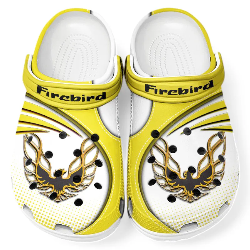Yellow Edition Old-School Coupe Inspired All Over Print Clog, Perfect Gift Footwear for Automotive Enthusiasts CAR181