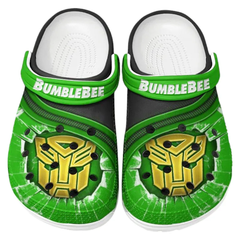 Yellow Sports Car Lover’s All Over Print Clog, Slip-On Shoes for Daily Comfort and Garage Style CAR188 - Green