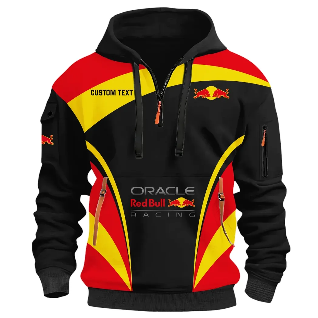 Racing Car Hoodie Half Zip 3D Print, Classic Comfortable Hoodie Style CAR514100925007 - Image 2