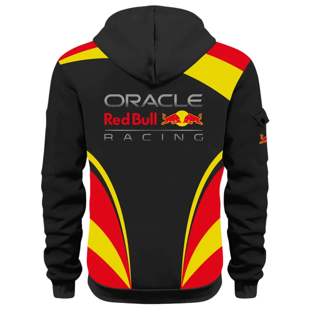 Racing Car Hoodie Half Zip 3D Print, Classic Comfortable Hoodie Style CAR514100925007 - Image 3