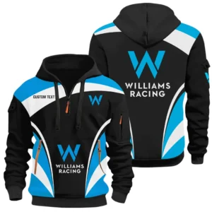 Racing Car Hoodie Half Zip 3D Print, Street-Ready Casual Hoodie CAR514100925008