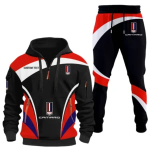 Street Racer Hoodie Half Zip x Sweatpants Set, Gearhead Half-Zip Hoodie Combo CAR514100925018