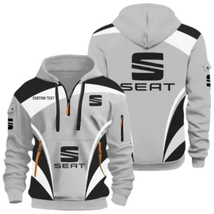 Small SUV Hoodie Half Zip 3D Print, Rugged Sporty Streetwear Hoodie CAR514100925029