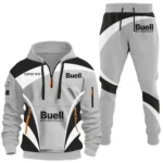 Performance Bike Hoodie Half Zip x Sweatpants Set, 3D Printed Driver's Outfit CAR514100925035
