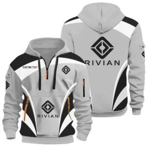 Racing Car Hoodie Half Zip 3D Print, Street-Ready Casual Hoodie CAR514100925041