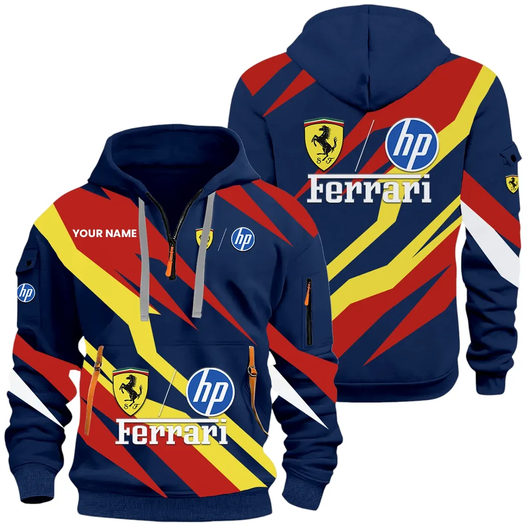 Racing Legend Hoodie Half Zip x Sweatpants Set, Engineered Driver's Hoodie Outfit CAR514100925050 - Image 2