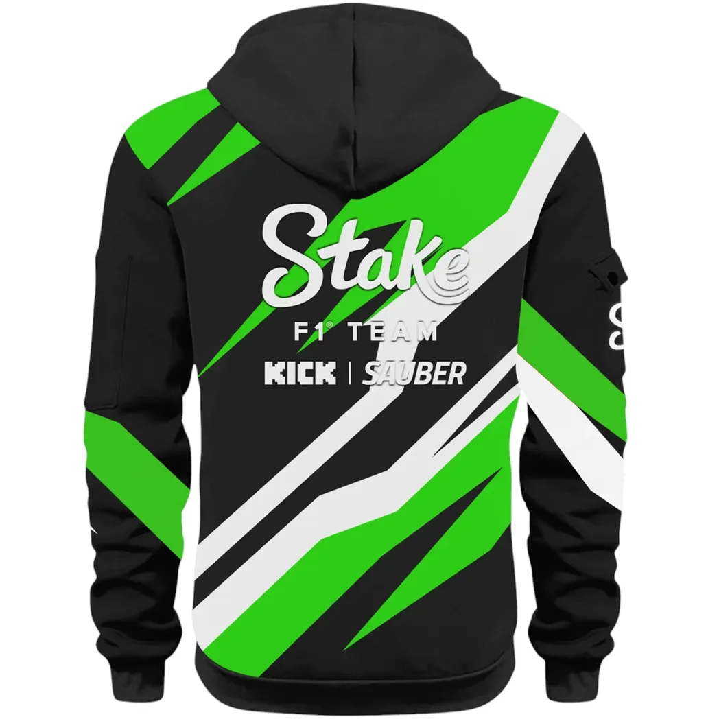 Racing Car Hoodie Half Zip 3D Print, Casual Street-Ready Hoodie CAR514100925051 - Image 3