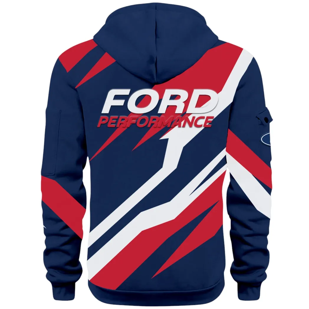 Vintage Ride Hoodie Half Zip 3D Print, Sporty Urban Comfort Hoodie CAR514100925052 - Image 3