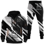 Sport Hatchback Hoodie Half Zip x Sweatpants Set, Bold Automotive 3D Hoodie Set CAR514100925058