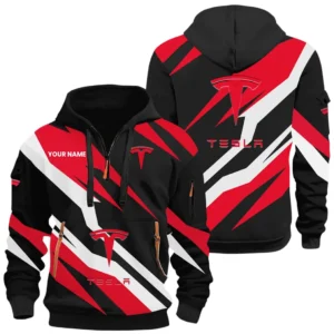 Battery-Powered Car Hoodie Half Zip 3D Print, Comfortable Street Hoodie CAR514100925060