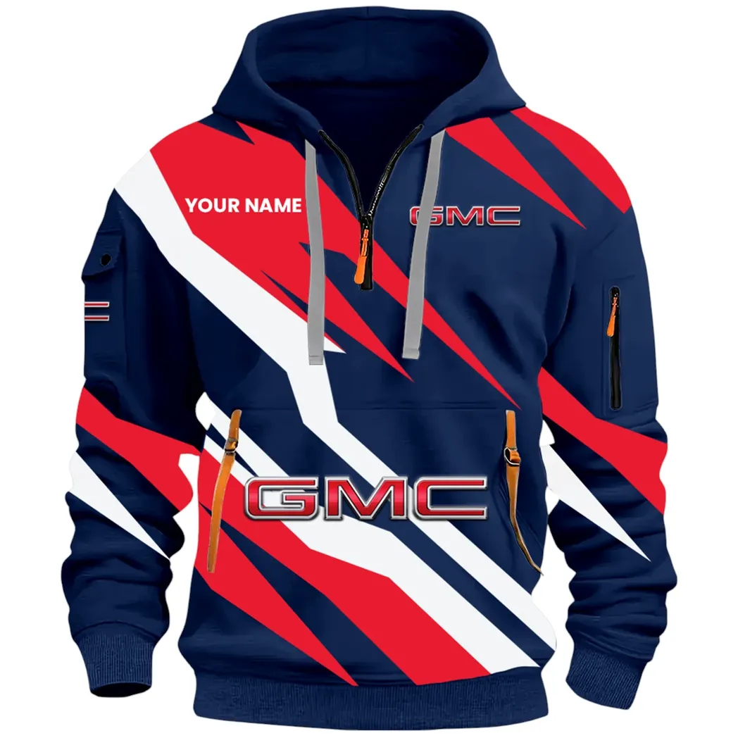 Hauling Truck Hoodie Half Zip 3D Print, Everyday Casual Hoodie CAR514100925064 - Image 2