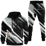High-End Sedan Hoodie Half Zip x Sweatpants Set, Street-Ready Automotive Tracksuit CAR514100925066