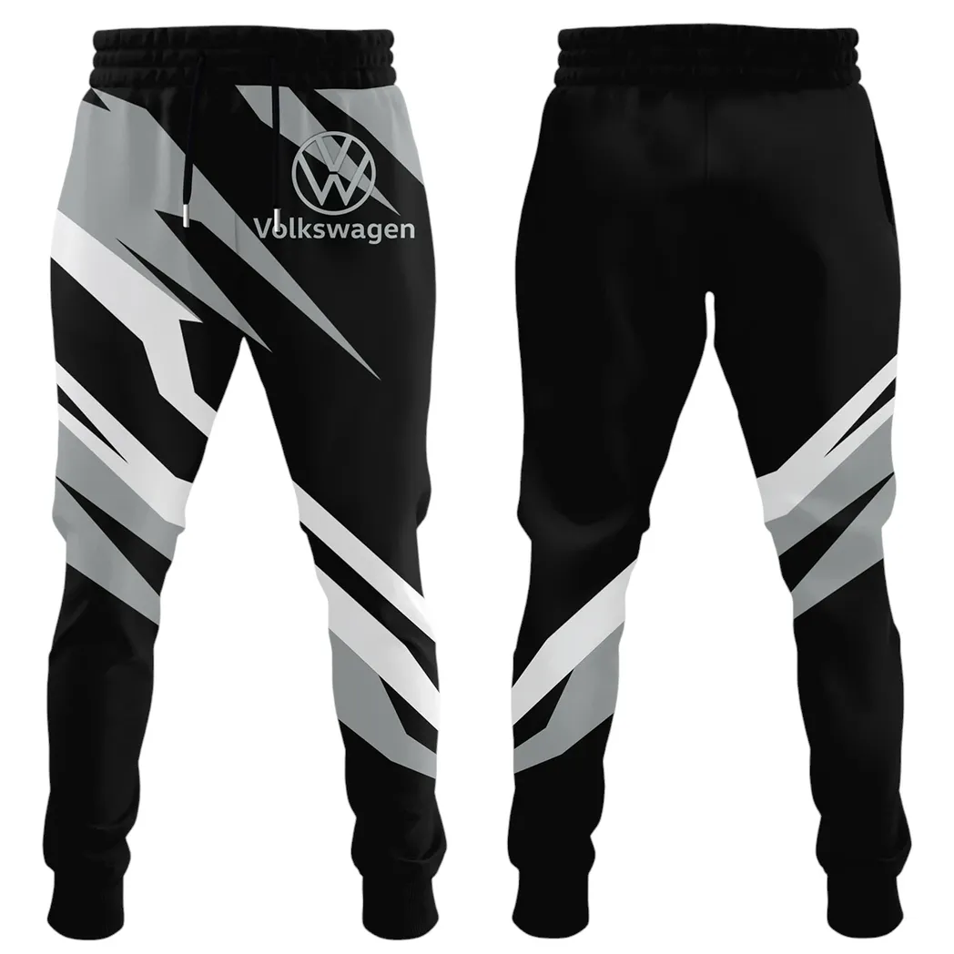 Compact Vehicle Hoodie Half Zip x Sweatpants Set, Sporty Auto-Inspired Tracksuit CAR514100925070 - Image 3