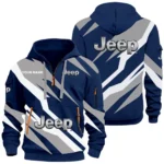 Open-Top SUV Company Hoodie Half Zip 3D Print, Durable & Casual Streetwear CAR514100925077