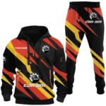 Racing Car Hoodie Half Zip x Sweatpants Set, Ride-Inspired Half-Zip Hoodie Set CAR514100925081