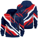 Luxury Sedan Hoodie Half Zip 3D Print, Casual Street-Ready Hoodie CAR514100925084