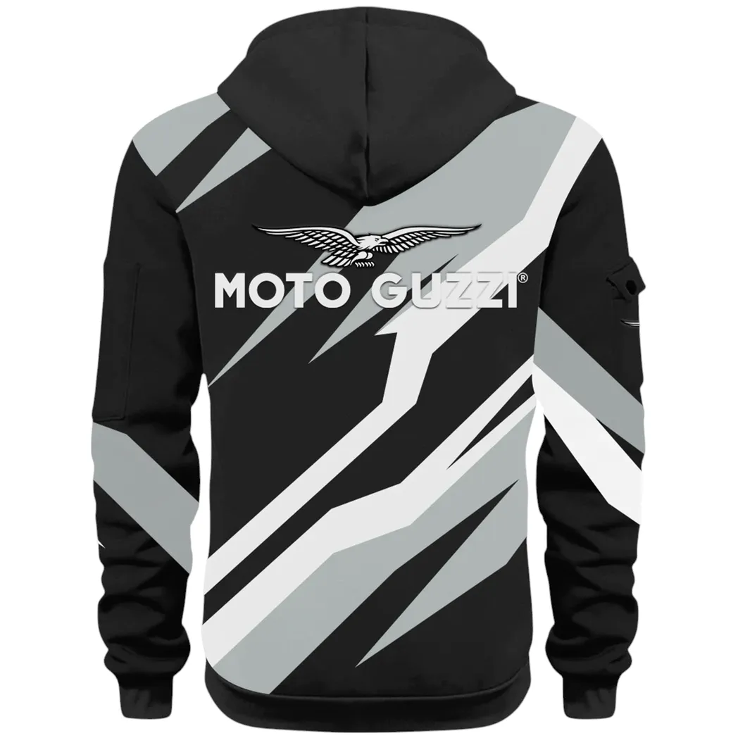 Historic Motorcycle Brand Hoodie Half Zip 3D Print, Streetwear Casual Look Outfit CAR514100925088 - Image 3