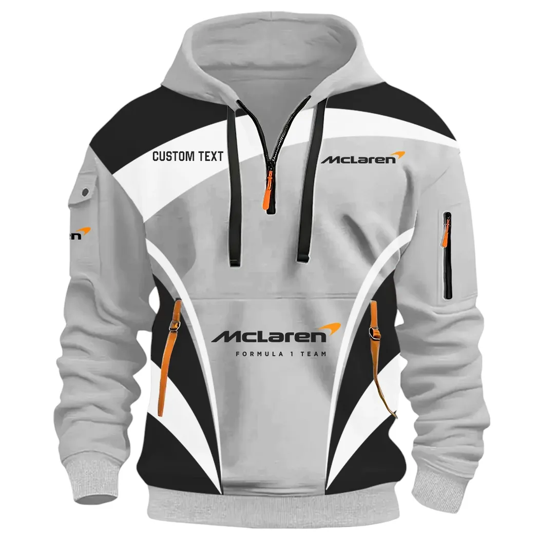 Racing Icon Hoodie Half Zip 3D Print, Sporty Everyday Wear Hoodie CAR514100925091 - Image 2