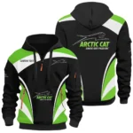 Winter Sports Vehicle Hoodie Half Zip 3D Print, Everyday Casual Hoodie CAR514100925097