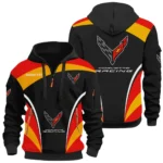 V8 Power Hoodie Half Zip 3D Print, Casual Fit for Everyday Wear Hoodie CAR514100925103