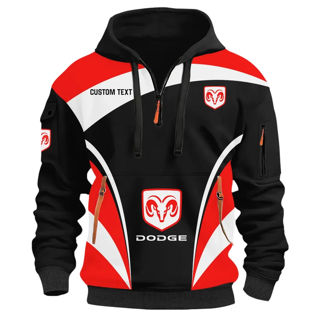 Power Car Hoodie Half Zip 3D Print, Street-Ready Casual Hoodie CAR514100925107 - Image 2