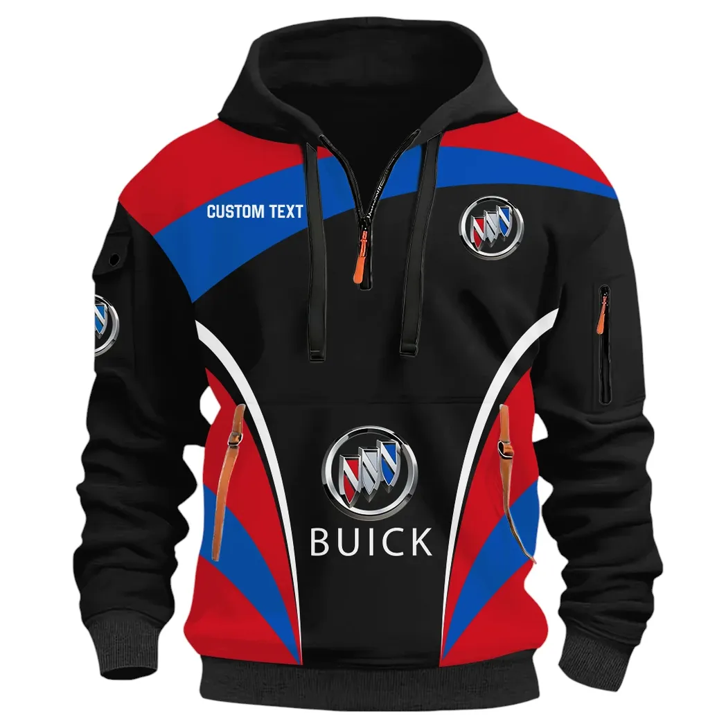 Comfort-Oriented Car Hoodie Half Zip 3D Print, Durable & Casual Streetwear CAR514100925110 - Image 2