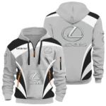 High-End Coupe Hoodie Half Zip 3D Print, Sporty & Street-Ready Hoodie CAR514100925112