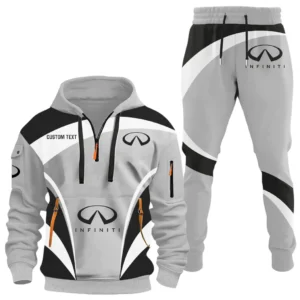 Performance Coupe Hoodie Half Zip x Sweatpants Set, All-Season Car Enthusiast Tracksuit CAR514100925114