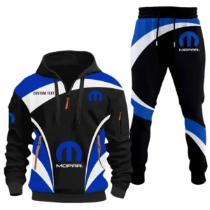 Classic Car Performance Hoodie Half Zip x Sweatpants Set, Road Warrior 3D Outfit Set CAR514100925119