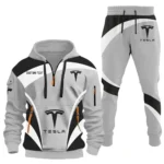 Futuristic Ride Hoodie Half Zip x Sweatpants Set, Custom Road Lifestyle Hoodie Set CAR514100925124